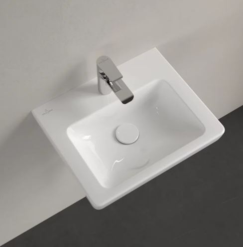 VILLEROY & BOCH SUBWAY 2.0 umývátko 37 cm, s otvorem pro baterii a přepadem 73173701 Obrázek - fotka