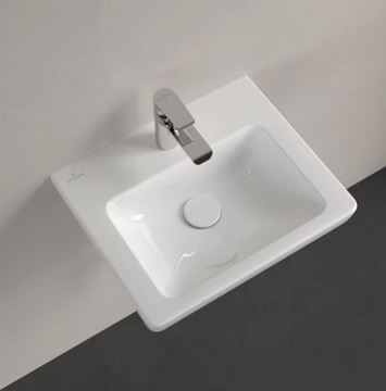 VILLEROY & BOCH SUBWAY 2.0 umývátko 37 cm, s otvorem pro baterii a přepadem 73173701 Obrázek - fotka