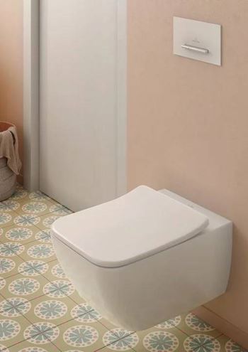 VILLEROY & BOCH VENTICELLO WC sedátko Slim, SoftClosing, alpská bílá 9M79S101 Obrázek - fotka