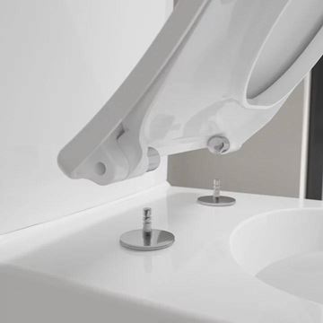 VILLEROY & BOCH VENTICELLO WC sedátko Slim, SoftClosing, alpská bílá 9M79S101 Obrázek - fotka