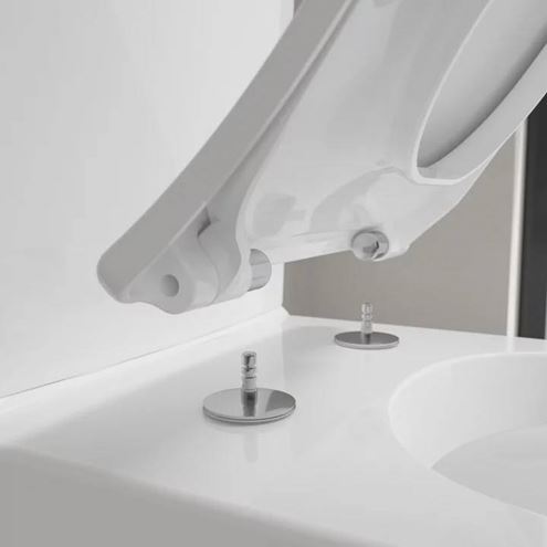 VILLEROY & BOCH VENTICELLO WC sedátko Slim, SoftClosing, alpská bílá 9M79S101 Obrázek - fotka