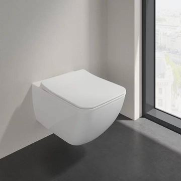 VILLEROY & BOCH VENTICELLO WC sedátko Slim Line, SoftClosing, alpská bílá 9M80S101 Obrázek - fotka