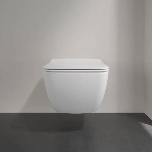 VILLEROY & BOCH VENTICELLO WC sedátko Slim Line, SoftClosing, alpská bílá 9M80S101 Obrázek - fotka