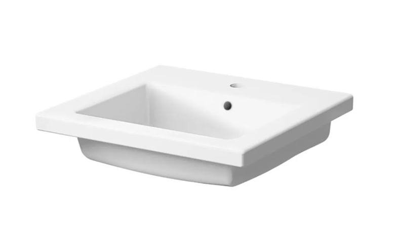 KOLO TWINS LOW RIM umyvadlo 50 cm, s otvorem pro baterii a přepadem L51950000 Obrázek - Hlavní obrázek