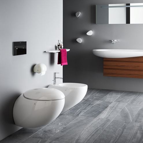 LAUFEN ILBAGNOALESSI ONE WC sedátko, SoftClose, bílá H8929710000001 Obrázek - fotka