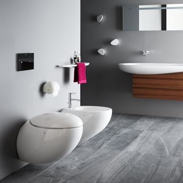 LAUFEN ILBAGNOALESSI ONE WC sedátko, SoftClose, bílá H8929710000001 Obrázek - fotka