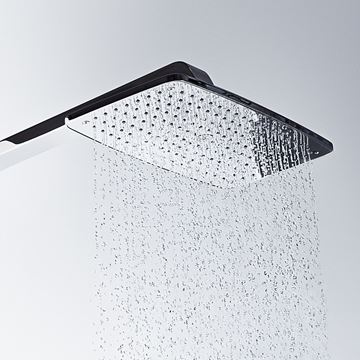 HANSGROHE RAINDANCE E360 SHOWEPIPE 360 sprchový set s termostatickou baterií, horní sprcha, ruční sprcha se 3 proudy, tyč, hadice, držák, chrom 27112000 Obrázek - fotka