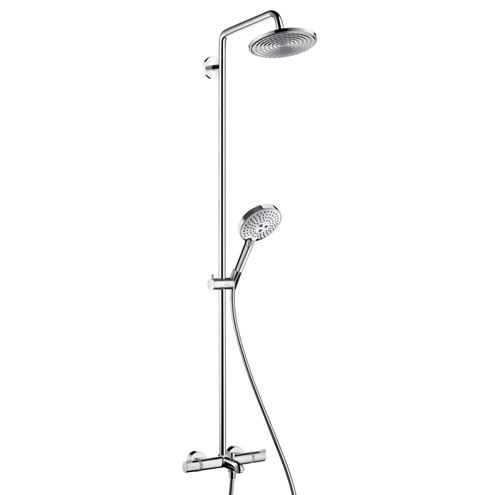 HANSGROHE RAINDANCE S SHOWERPIPE 240 vanová termostatická baterie, s horní a ruční sprchou se 3 proudy, chrom 27117000 Obrázek - Hlavní obrázek