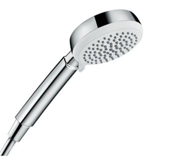 HANSGROHE CROMETTA 100 VARIO ruční sprcha pr. 100 mm, 4 proudy, EcoSmart, bílá/chrom