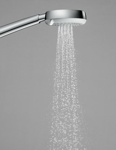 HANSGROHE CROMETTA 100 VARIO ruční sprcha pr. 100 mm, 4 proudy, EcoSmart, bílá/chrom 26827400 Obrázek - fotka