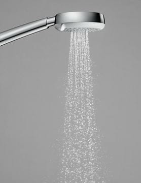 HANSGROHE CROMETTA 100 VARIO ruční sprcha pr. 100 mm, 4 proudy, EcoSmart, bílá/chrom 26827400 Obrázek - fotka
