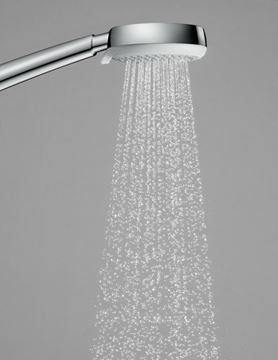 HANSGROHE CROMETTA 100 VARIO ruční sprcha pr. 100 mm, 4 proudy, EcoSmart, bílá/chrom 26827400 Obrázek - fotka