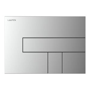 LAUFEN INEO ovládací tlačítko Dual Flush LIS AW100, pro dvě splachování, plast, chrom