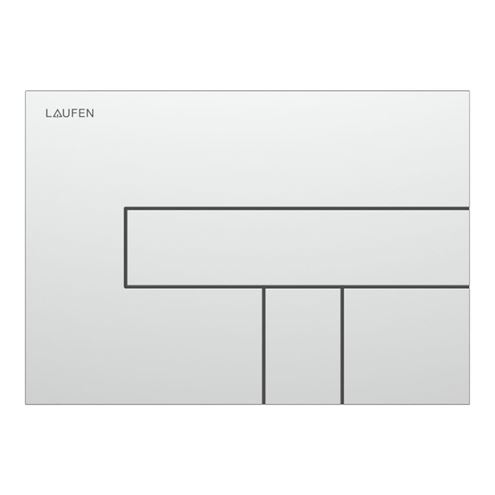 LAUFEN INEO ovládací tlačítko Dual Flush LIS AW100, pro dvě splachování, plast, matný chrom H9001000070001 Obrázek - Hlavní obrázek