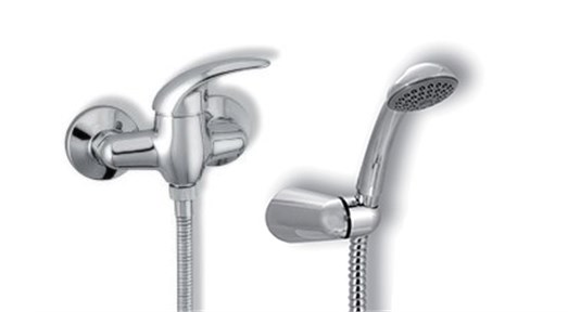 NOVASERVIS METALIA 55 sprchový set s baterií, ruční sprcha, hadice, držák, chrom 55064,0 Obrázek - Hlavní obrázek
