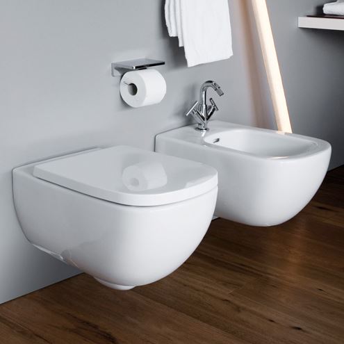 LAUFEN PALOMBA COLLECTION WC sedátko Slim, SoftClose, bílá H8918020000001 Obrázek - fotka
