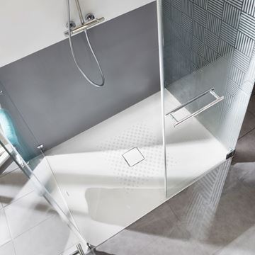 KALDEWEI CONOFLAT 785-1 sprchová vanička 90x120 cm, smaltovaná ocel, bez nosiče, Perl Effekt 465500013001 Obrázek - fotka