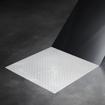 KALDEWEI CONOFLAT 786-1 sprchová vanička 100x100 cm, smaltovaná ocel, bez nosiče, celoplošný Antislip 465630020001 Obrázek - fotka