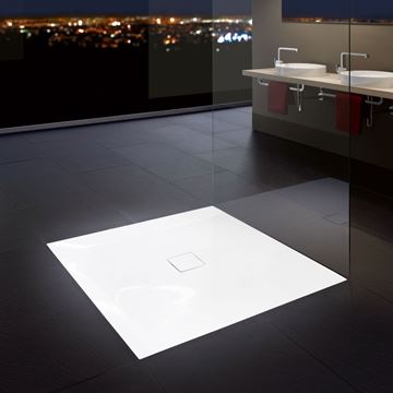 KALDEWEI CONOFLAT 790-1 sprchová vanička 120x120 cm, smaltovaná ocel, bez nosiče 466000010001 Obrázek - fotka
