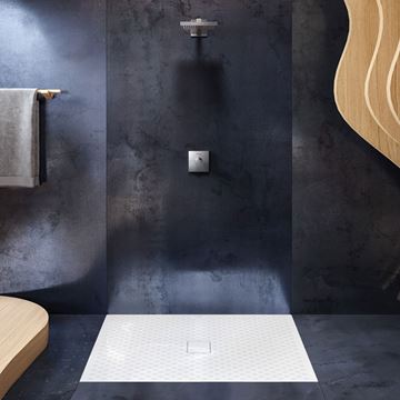 KALDEWEI CONOFLAT 790-1 sprchová vanička 120x120 cm, smaltovaná ocel, bez nosiče, celoplošný Antislip 466030020001 Obrázek - fotka