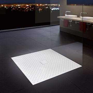 KALDEWEI CONOFLAT 790-1 sprchová vanička 120x120 cm, smaltovaná ocel, bez nosiče, celoplošný Antislip 466030020001 Obrázek - fotka