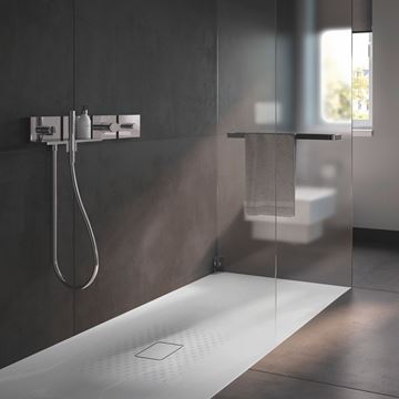 KALDEWEI CONOFLAT 793-1 sprchová vanička 100x130 cm, smaltovaná ocel, bez nosiče, Perl Effekt, Antislip 466330003001 Obrázek - fotka
