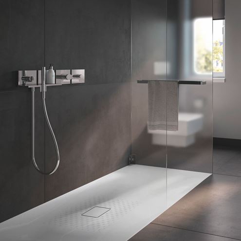 KALDEWEI CONOFLAT 793-1 sprchová vanička 100x130 cm, smaltovaná ocel, bez nosiče, Perl Effekt, Antislip 466330003001 Obrázek - fotka