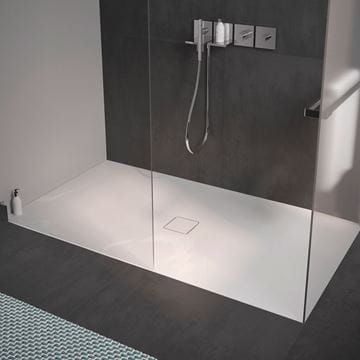 KALDEWEI CONOFLAT 866-1 sprchová vanička 90x180 cm, smaltovaná ocel, bez nosiče, Perl Effekt 468300013001 Obrázek - fotka