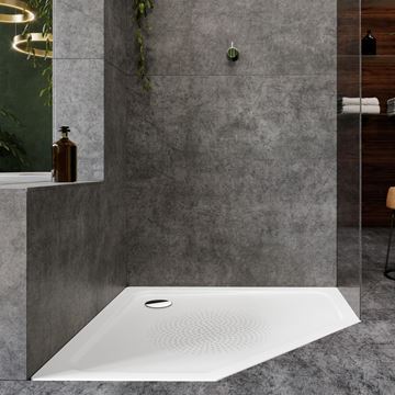 KALDEWEI CORNEZZA 670-1 sprchová vanička 90x90 cm, smaltovaná ocel, bez nosiče, Perl Effekt, Antislip 459030003001 Obrázek - fotka