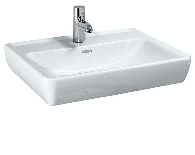 LAUFEN PRO A umyvadlo 55 cm, s otvorem pro baterii a přepadem H8189510001041 Obrázek - Hlavní obrázek