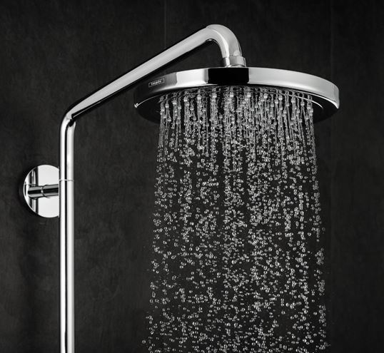 HANSGROHE CROMA SHOWERPIPE 220 sprchový set s termostatickou baterií, horní sprcha, ruční sprcha se 4 proudy, tyč, hadice, chrom 27185000 Obrázek - fotka