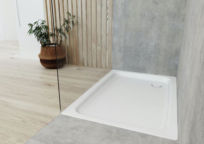 KALDEWEI DUSCHPLAN 420-1 sprchová vanička 90x120 cm, smaltovaná ocel, bez nosiče 432000010001 Obrázek - fotka