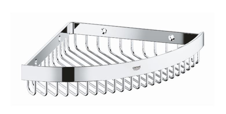 GROHE SELECTION CUBE rohová drátěná police, nástěnná, chrom 40809000 Obrázek - Hlavní obrázek