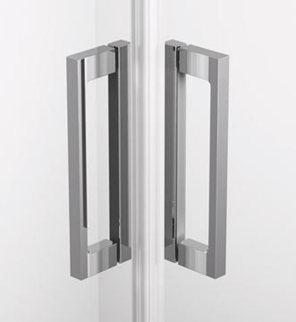 RONAL TOP-LINE TOPR sprchový kout 100x100 cm, R500, posuvné dveře, aluchrom/sklo Durlux TOPR 50 100 50 22 Obrázek - fotka