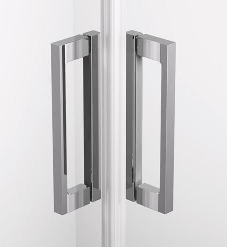 RONAL TOP-LINE TOPR sprchový kout 100x100 cm, R500, posuvné dveře, aluchrom/sklo Durlux TOPR 50 100 50 22 Obrázek - fotka