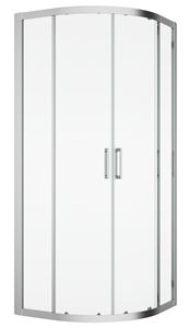 RONAL TOP-LINE TOPR sprchový kout 100x100 cm, R500, posuvné dveře, aluchrom/sklo Durlux