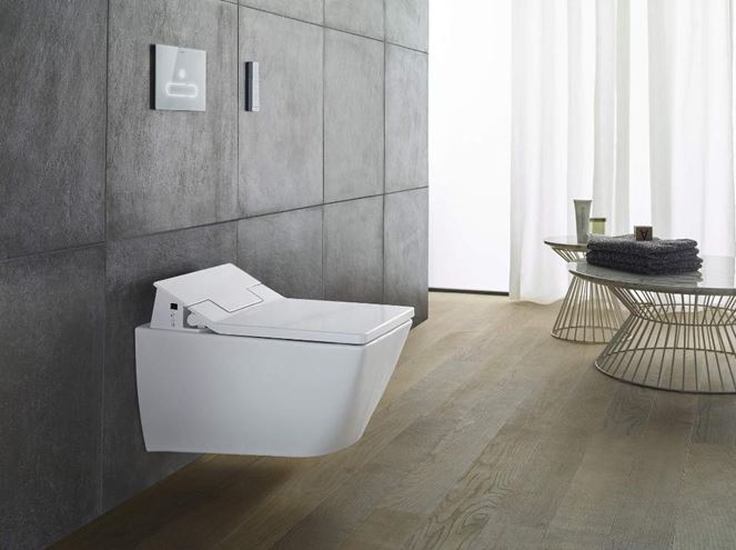 DURAVIT DURASYSTEM ovládací tlačítko splachování, senzorové, s podsvícením, napájení ze sítě, sklo, bílá WD5003012000 Obrázek - fotka
