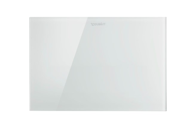 DURAVIT DURASYSTEM ovládací tlačítko splachování, senzorové, s podsvícením, napájení ze sítě, sklo, bílá WD5003012000 Obrázek - fotka
