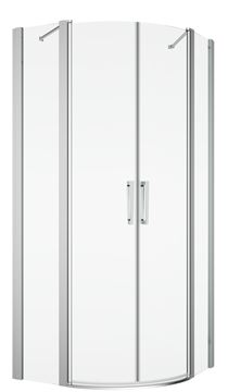 RONAL DIVERA D22ERB sprchový kout 90x110 cm, R550, křídlové dveře, aluchrom/čiré sklo