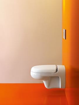 LAUFEN FLORAKIDS dětské WC sedátko, SoftClose, bílá/červená H8910310620001 Obrázek - fotka