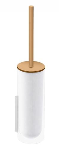 KEUCO EDITION 400 WC štětka, nástěnná, sklo, kartáčovaný bronz 11564039000 Obrázek - Hlavní obrázek