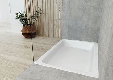 KALDEWEI SANIDUSCH 540 sprchová vanička 70x75 cm, smaltovaná ocel, bez nožiček 448000010001 Obrázek - fotka