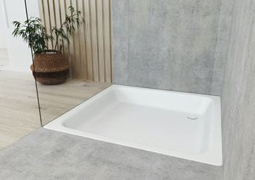 KALDEWEI SANIDUSCH 540 sprchová vanička 70x75 cm, smaltovaná ocel, bez nožiček 448000010001 Obrázek - fotka