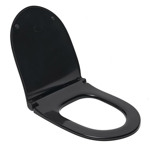 VITRA SENTO WC sedátko Slim, SoftClosing, matná černá 120-083R009 Obrázek - fotka