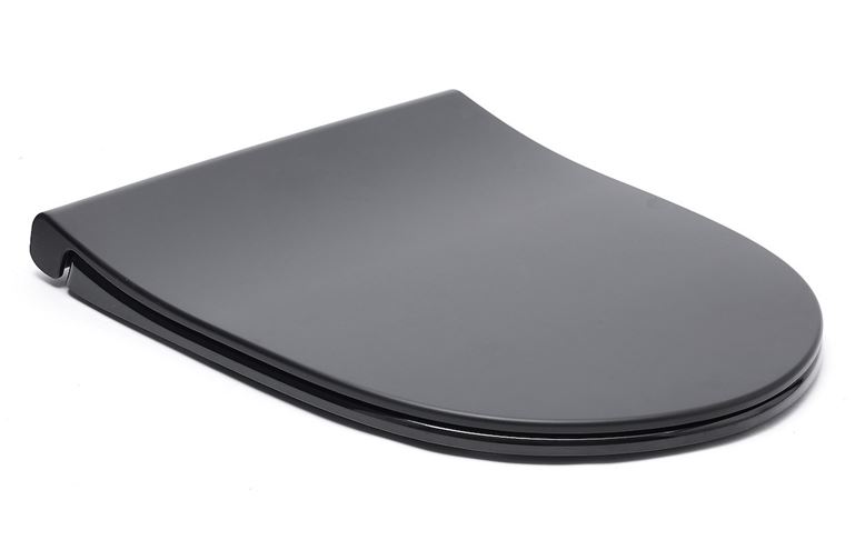 VITRA SENTO WC sedátko slim, SoftClosing, matná černá 120-083-009 Obrázek - fotka