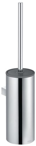 KEUCO MOLL WC štětka, nástěnná, plast, antracit/chrom 12769010101 Obrázek - Hlavní obrázek
