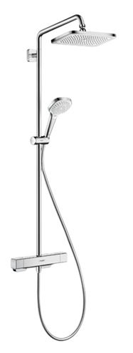 HANSGROHE CROMA E SHOWERPIPE 280 sprchový set s termostatickou baterií, horní sprcha, ruční sprcha se 3 proudy, tyč, hadice, chrom 27630000 Obrázek - Hlavní obrázek