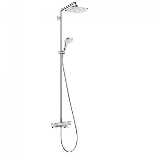 HANSGROHE CROMA E SHOWERPIPE 280 vanová termostatická baterie, s horní a ruční sprchou se 3 proudy, chrom 27687000 Obrázek - Hlavní obrázek