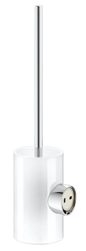 KEUCO REVA WC štětka, nástěnná, sklo, chrom 12864019000 Obrázek - fotka