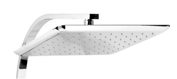 NOVASERVIS NOBLESS EDGE sprchový set s baterií, horní sprcha, ruční sprcha se 3 proudy, teleskopická tyč, hadice, chrom SET069/36,0 Obrázek - fotka
